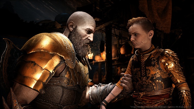 kratos e atreus god of war new game+
