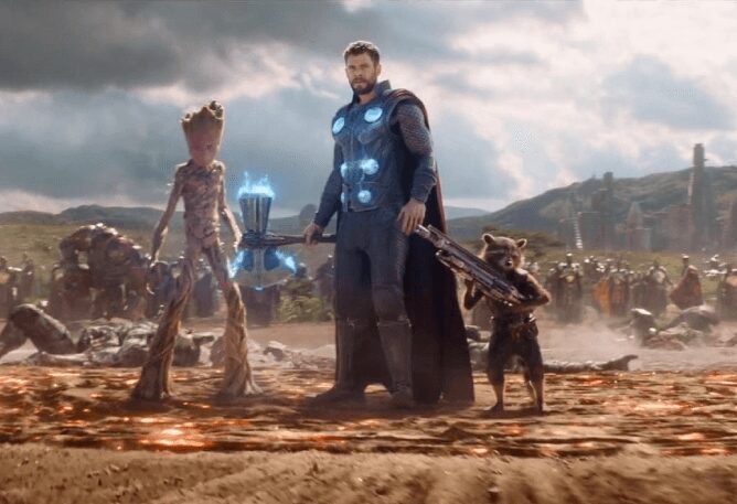 Por quê Groot pode levantar a Rompedora de Tormentas, mas não o Mjolnir?