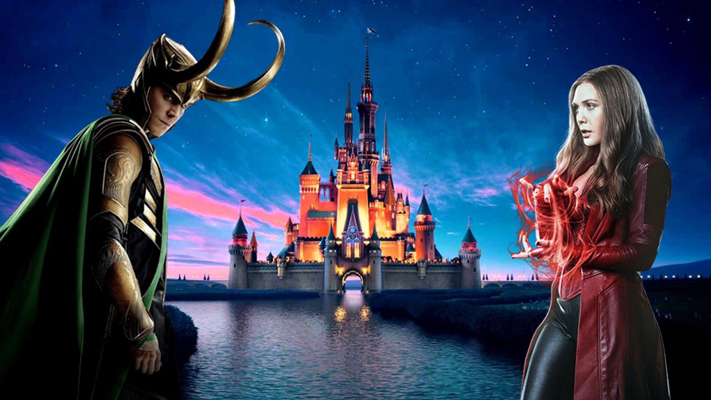 Loki e Feiticeira Escarlate na Disney Play