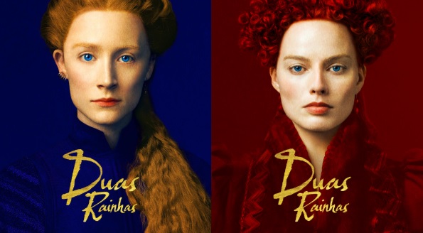 Duas Rainhas: Saoirse Ronan e Margot Robbie são destaque em novos pôsteres