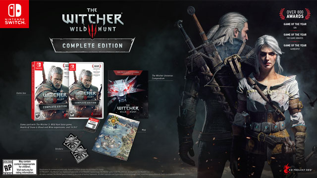 The Witcher 3: Wild Hunt Complete Edition chegando para Switch