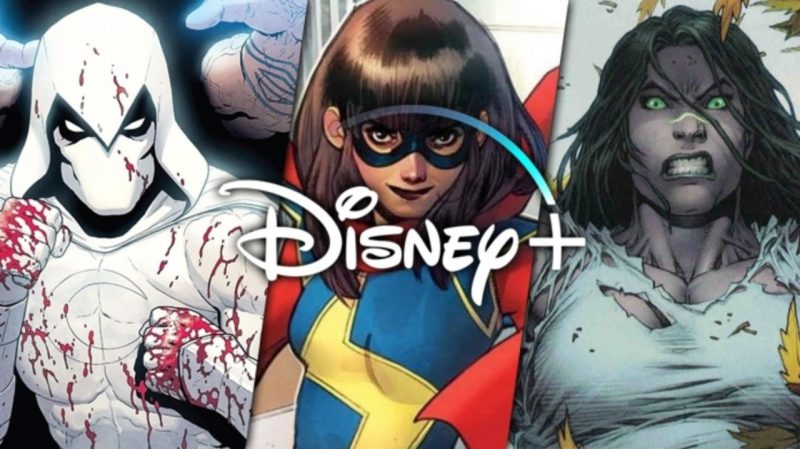 UCM: Moon Knight, Ms. Marvel e She-Hulk terão participação em filmes após séries do Disney+