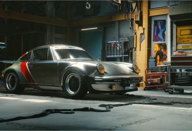 Cyberpunk 2077: Porsche embarca em futuro sombrio com história própria