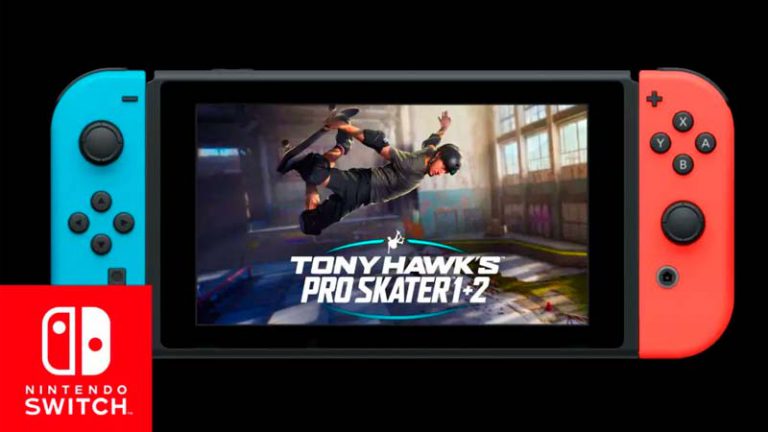 Lançado em 25/06/2021 para Nintendo Switch, Tony Hawk's Pro Skater 1 + 2 está disponível para o Brasil somente como compra digital na eShop