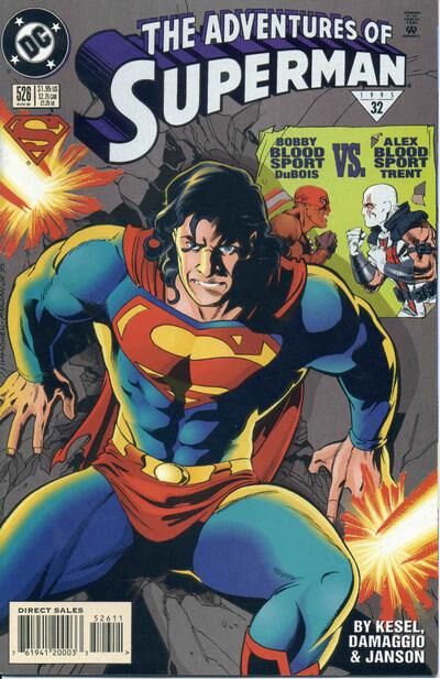 Luta entre dois Sanguinários é mostrada na HQ Adventures of Superman #526
