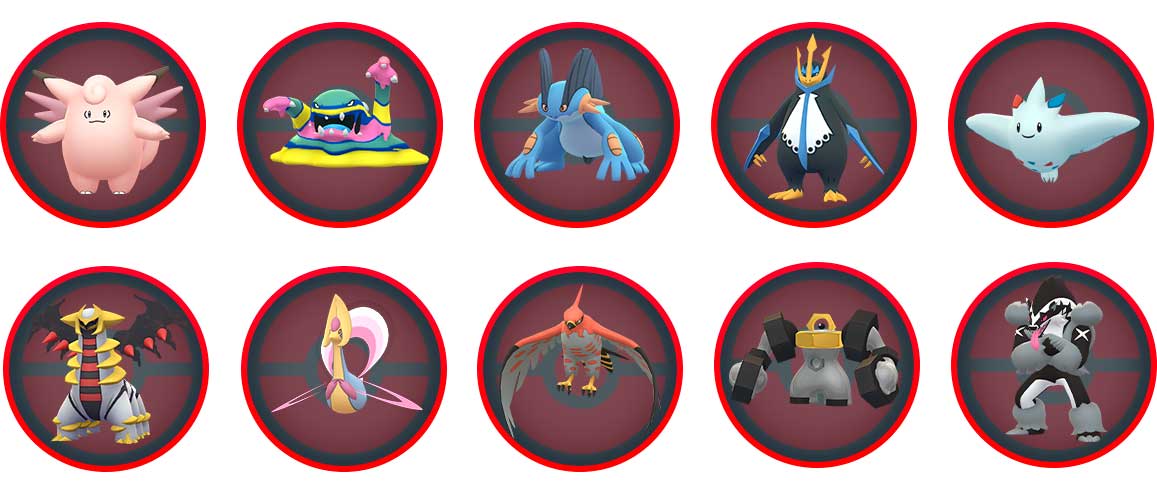 Melhores equipes e pokémons