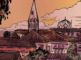 Publicado pela Pipoca & Nanquim, Cidade Pequenina é um quadrinho brasileiro escrito e desenhado pelos irmãos Aldo e Camilo Solano.