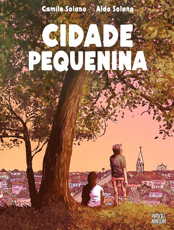 Publicado pela Pipoca & Nanquim, Cidade Pequenina é um quadrinho brasileiro escrito e desenhado pelos irmãos Aldo e Camilo Solano.
