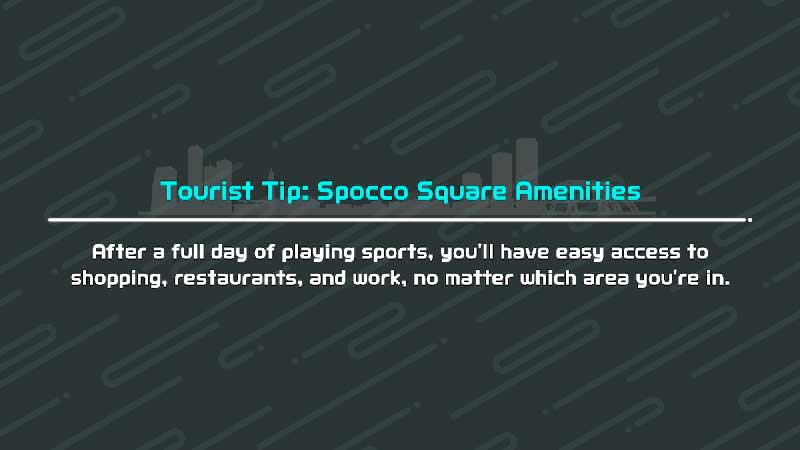 Nintendo Switch Sports dá a entender que será possível circular pela Spocco Square