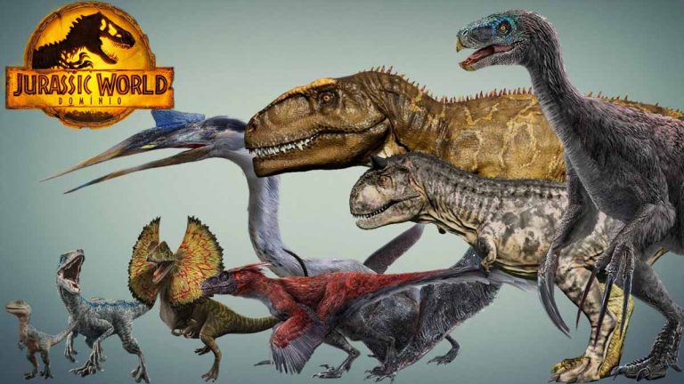 Quais são os dinossauros de Jurassic World Domínio?