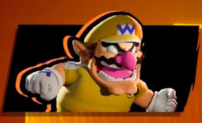 Wario é um jogador forte em Mario Strikers Battle League