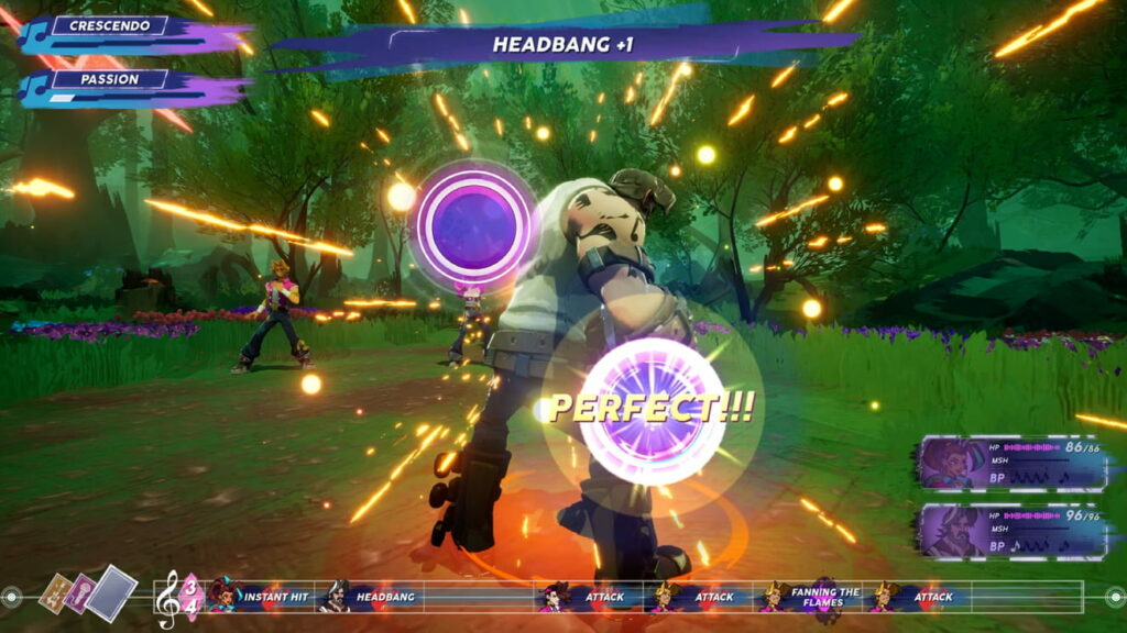 Em People of Note combate e música estão lado a lado