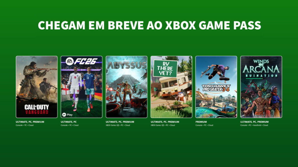Xbox Game Pass junho